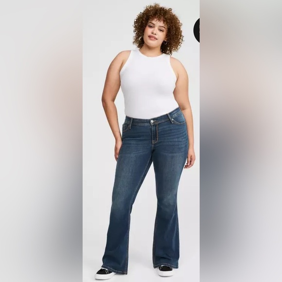 torrid Denim - Plus Size Dark Blue Bootcut Jeans - Classic Comfort